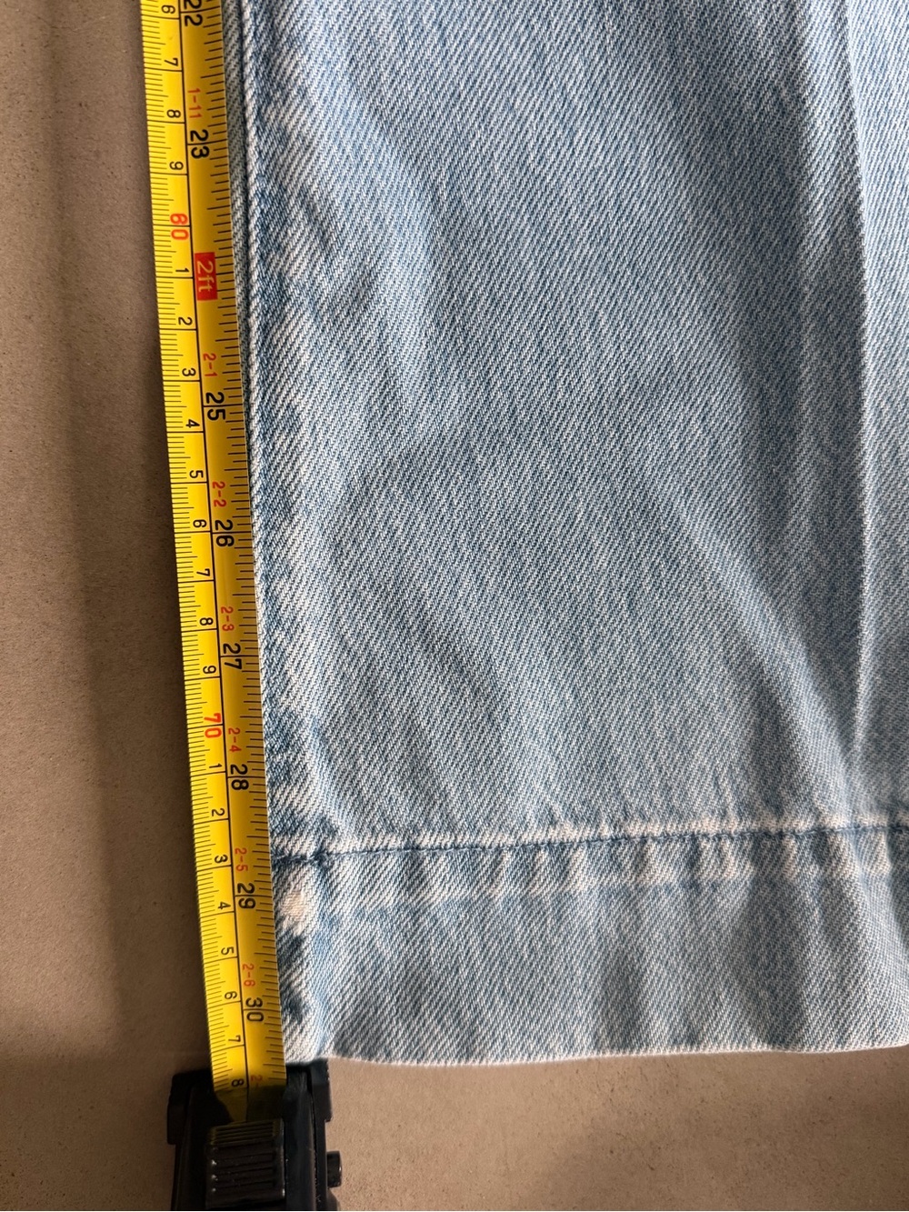 7 For All Mankind Modern Dojo Tailorless Buford Jeans High Rise Denim Women's 30 - Picture 8 of 9